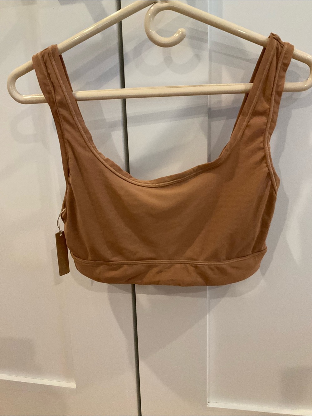 SKIMS Scoop-Neck Bralette in sienna